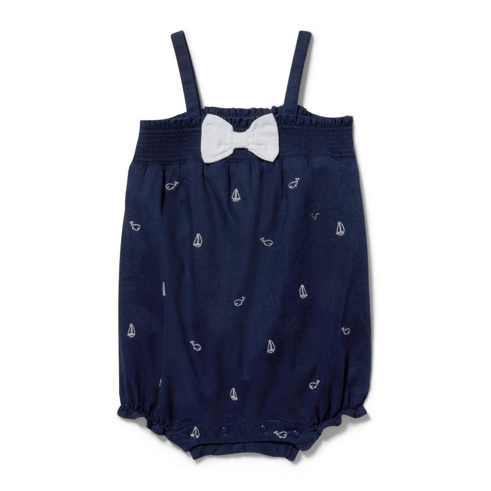 BABY SAILBOAT & WHALE ROMPER